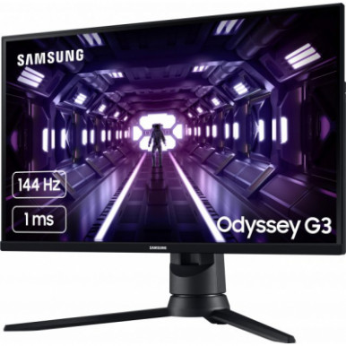 Монітор LCD 24" Samsung Odyssey G3 F24G35TFW, HDMI, DP, VA, 1920x1080, 144Hz, 1ms-17-зображення