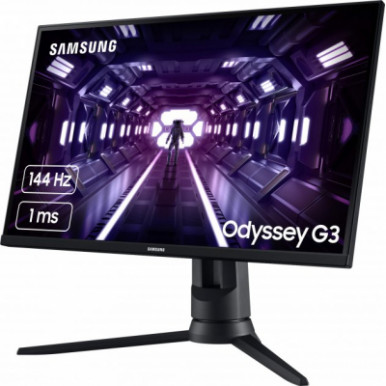Монітор LCD 24" Samsung Odyssey G3 F24G35TFW, HDMI, DP, VA, 1920x1080, 144Hz, 1ms-18-зображення