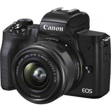 Цифровий фотоапарат Canon EOS M50 Mk2 + 15-45 IS STM Kit Black (4728C043)-8-зображення