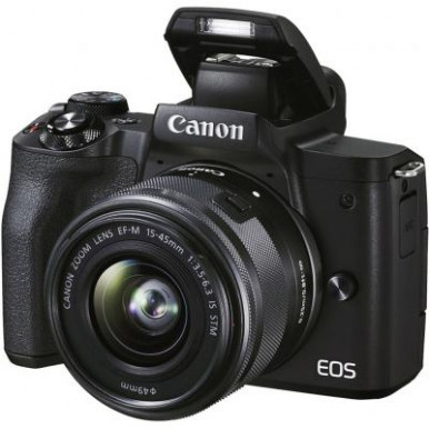 Цифровий фотоапарат Canon EOS M50 Mk2 + 15-45 IS STM Kit Black (4728C043)-12-зображення