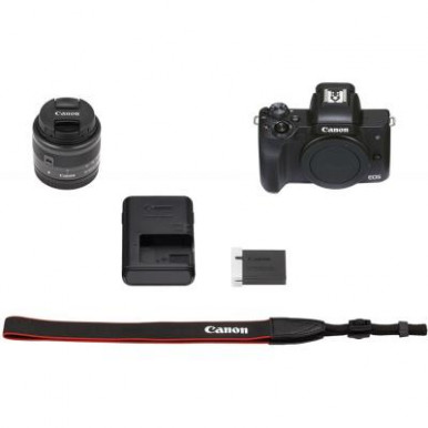 Цифровий фотоапарат Canon EOS M50 Mk2 + 15-45 IS STM Kit Black (4728C043)-15-зображення