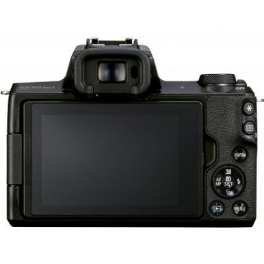 Цифровий фотоапарат Canon EOS M50 Mk2 + 15-45 IS STM + 55-200 IS STM Black (4728C041)-10-зображення
