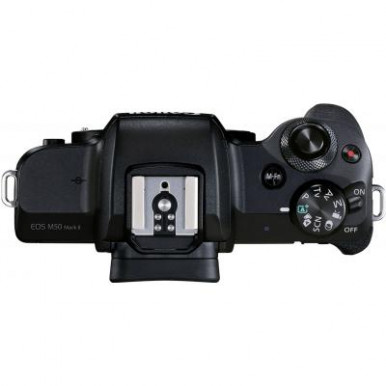 Цифровий фотоапарат Canon EOS M50 Mk2 + 15-45 IS STM + 55-200 IS STM Black (4728C041)-11-зображення