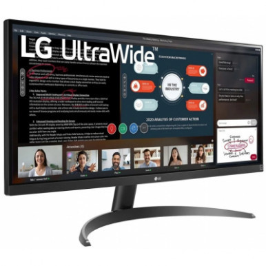 Монітор LCD 29" LG 29WP500-B 2xHDMI, Audio, IPS, 2560x1080, sRGB99%, FreeSync, HDR10-20-зображення