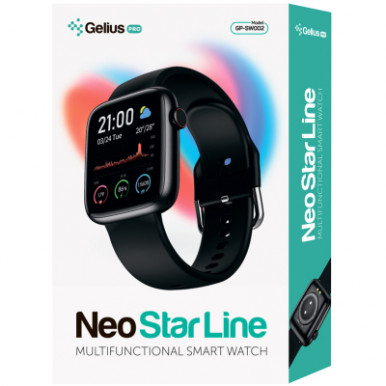 Смарт-часы Gelius Pro GP-SW002 (Neo Star Line) Black-13-изображение