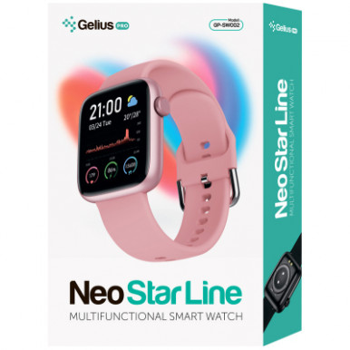 Смарт-годинник Gelius Pro GP-SW002 (Neo Star Line) Pink-13-зображення