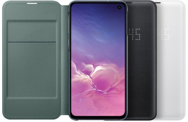 Чехол Samsung S10e/EF-NG970PBEGRU - LED View Cover Black-8-изображение