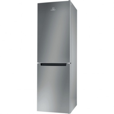 Холодильник з нижн. мороз. камерою Indesit LI8S1ES, 187х66х60см, 2 дв., Х- 213л, М- 90л, A+, ST, Сріблястий-2-зображення