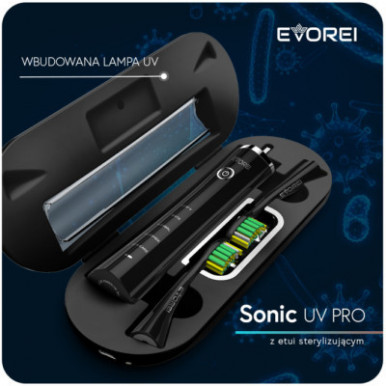 Електрична зубна щітка Evorei SONIC UV PRO SONIC TOOTH BRUSH (592479671901)-17-зображення