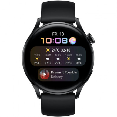 Смарт-годинник Huawei Watch 3 Black (55026820)-14-зображення