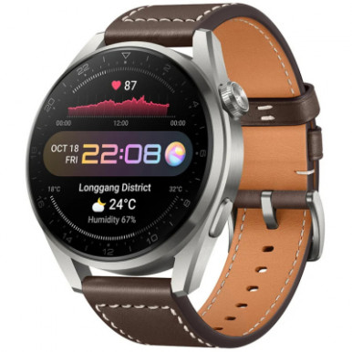 Смарт-годинник Huawei Watch 3 Pro Classic Titanium (55026781)-11-зображення