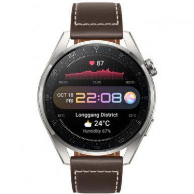 Смарт-годинник Huawei Watch 3 Pro Classic Titanium (55026781)-14-зображення