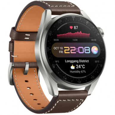 Смарт-годинник Huawei Watch 3 Pro Classic Titanium (55026781)-15-зображення