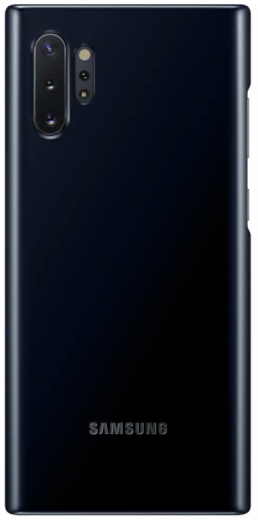 Чехол Samsung Note10+/EF-KN975CBEGRU - LED Cover Black-5-изображение