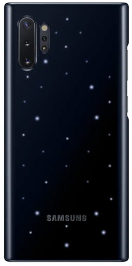 Чехол Samsung Note10+/EF-KN975CBEGRU - LED Cover Black-6-изображение