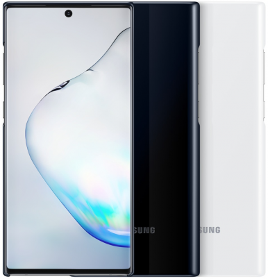 Чехол Samsung Note10+/EF-KN975CBEGRU - LED Cover Black-9-изображение