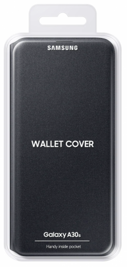 Чехол Samsung A30s/EF-WA307PBEGRU - Wallet Cover Black-9-изображение