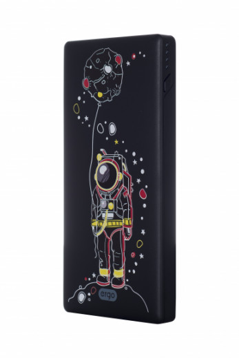 Портативна батарея ERGO LP-83 - 10000 mAh Li-pol Black Spaceman-9-зображення