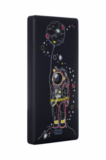 Портативна батарея ERGO LP-83 - 10000 mAh Li-pol Black Spaceman-10-зображення