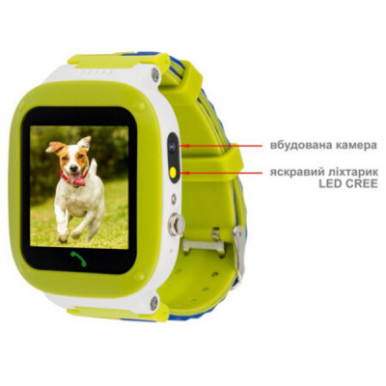 Смарт-годинник Amigo GO004 Splashproof Camera+LED Green-11-зображення