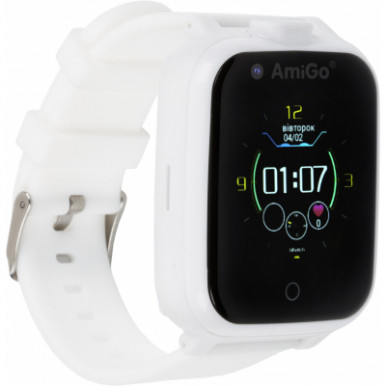 Смарт-часы Amigo GO006 GPS 4G WIFI White-5-изображение