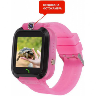 Смарт-часы Amigo GO007 FLEXI GPS Pink-9-изображение