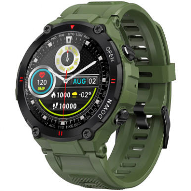 Смарт-часы Gelius GP-SW008 (G-WATCH) Bluetooth Call (IPX7) Navy Green (GP-SW008 (G-WATCH) Navy Green)-6-изображение