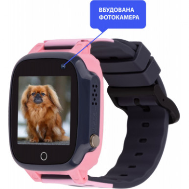 Смарт-часы Amigo GO008 MILKY GPS WIFI Pink (873293)-10-изображение