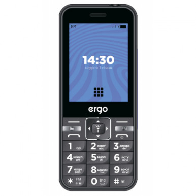 Мобільний телефон Ergo E281 Black-1-зображення