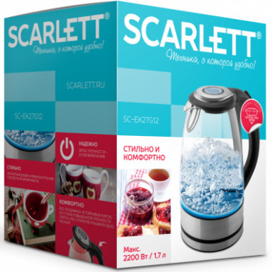 Электрочайник Scarlett SC-EK27G12-12-изображение
