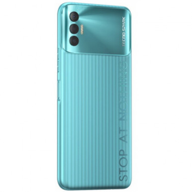 Мобільний телефон Tecno KG7n (Spark 8p 4/64Gb) Turquoise Cyan (4895180774829)-15-зображення