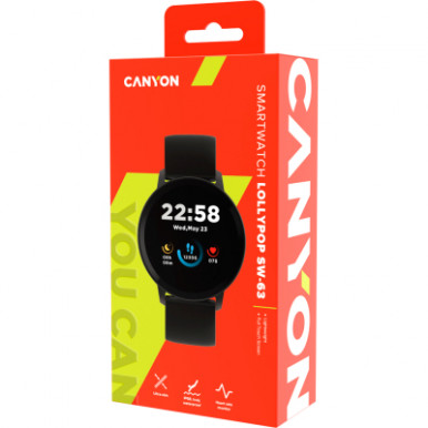 Смарт-часы Canyon CNS-SW63BB Lollypop (CNS-SW63BB)-13-изображение