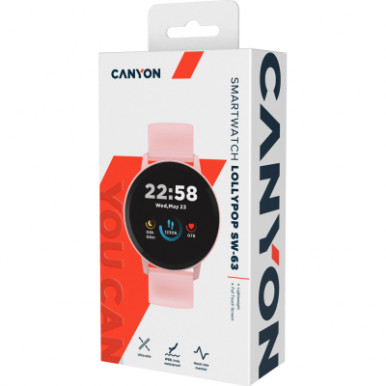Смарт-годинник Canyon CNS-SW63SW Lollypop (CNS-SW63SW)-13-зображення