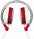 гарнітура TRUST Urban Revolt Fyber headphone модель 20073 сірий/червоний-4-зображення