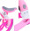 Беговел-самокат AEST B02 2 in 1 Pink-2-изображение