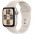 Apple Watch SE 2023 GPS 40mm Starlight Aluminium Case with Starlight Sport Band - S/M (MR9U3QP/A)-0-зображення