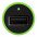 Зарядний пристрій 12v Belkin (F8J054btBLK)USB Charger (USB 2.4Amp), Чорний-1-зображення