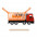 Машинка інерційна Same Toy Super Combination Вантажівка червона для перевезення тварин з причепом 98-91Ut-1-3-зображення