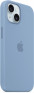 Чохол для Apple iPhone 15 Silicone Case with MagSafe Winter Blue-3-изображение