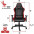 Кресло игровое Xtrike ME Advanced Gaming Chair GC-909 Black/Red (GC-909RD)-6-изображение