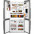 Холодильник Side-by-side Beko GNE134620X - 4 двери/182x92x72/NЕO FROST/605 л/диспен/мини-бар/нерж-3-изображение