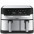 Мультипіч Tefal Dual EasyFry&Grill AirFryer, 2700Вт, чаша-5.2+3.1л, сенсорне керув., 2 чаши, гриль, пластик, сіро-чорний-0-зображення
