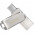 Накопичувач SanDisk  128GB USB 3.1 Type-A + Type-C Dual Drive Luxe Срібний-2-зображення