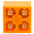 Элемент 2х2 LIGHT STAX Junior с LED подсветкой Оранжевый LS-M04006-4-изображение