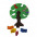 Конструктор nic деревянный Дерево с птицами темное NIC523098-4-изображение