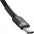 Дата кабель USB-C to USB-C 1.0m 3A 60W Cafule Black Baseus (CATKLF-GG1)-2-зображення