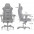 Крісло ігрове Anda Seat Kaiser 4 Fabric Size XL Grey (AD12YDDC-XLL-20-G-CF)-3-зображення