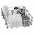 Отдельно стоящая посуд. маш. Siemens SR215I03CE - 45см/9 компл/5 прогр/4 темп.реж/диспл/нерж-2-изображение