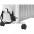 Масляный радиатор Zanussi ZOH/CS-09W 9 cекций, 2000 Вт, 25 м2, мех.упр-е-6-изображение