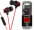 Наушники JVC Xplosives HA-FR201 Mic Red-0-изображение